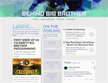 Tablet Screenshot of behindbigbrother.com